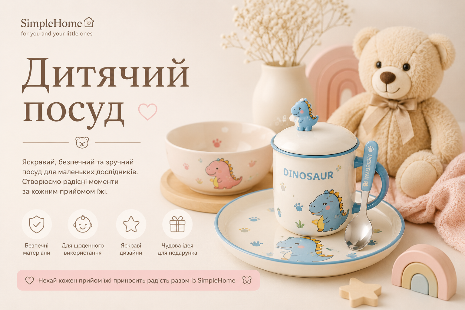 🧸 Дитячий посуд