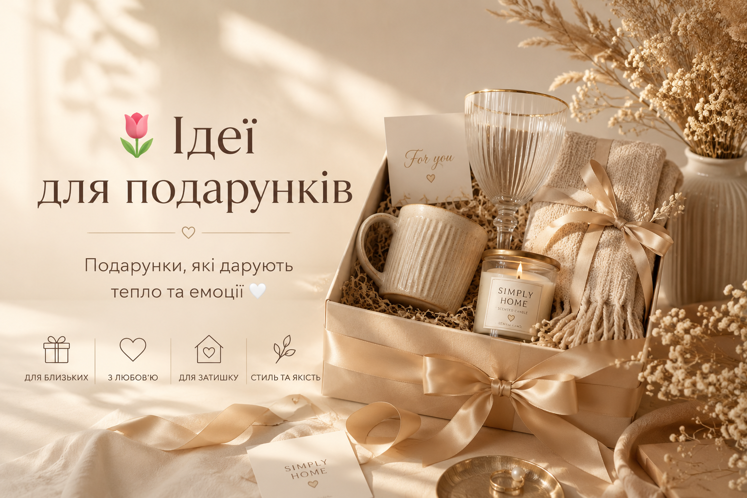 🌷 Ідеї для подарунків