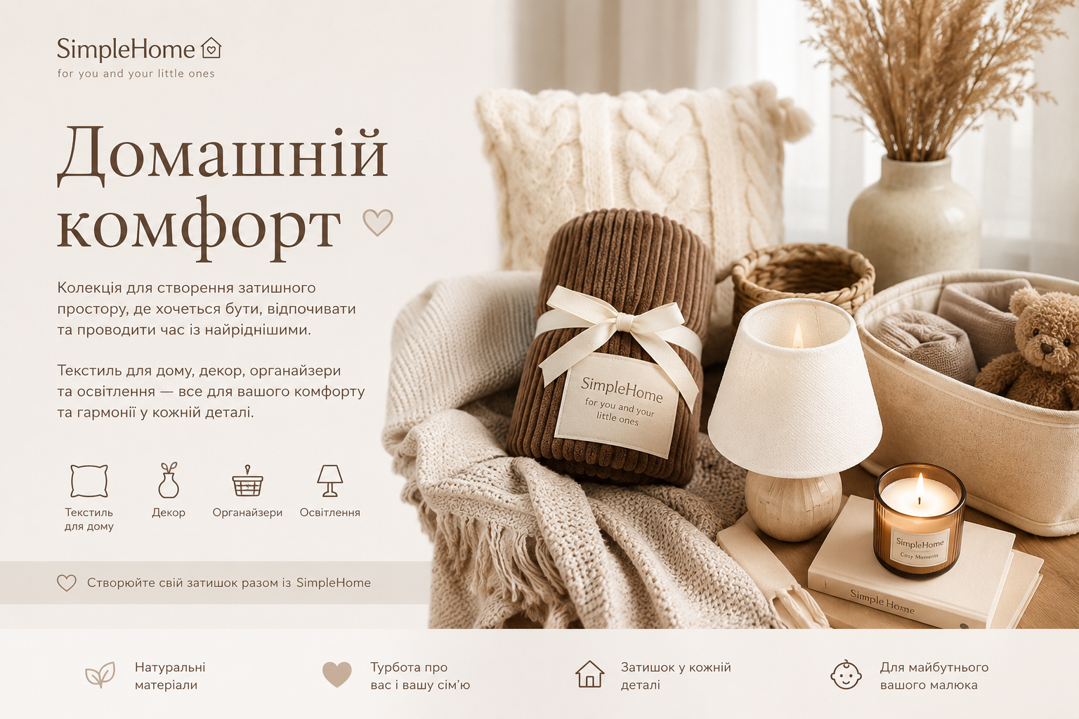 🤍 Домашній комфорт