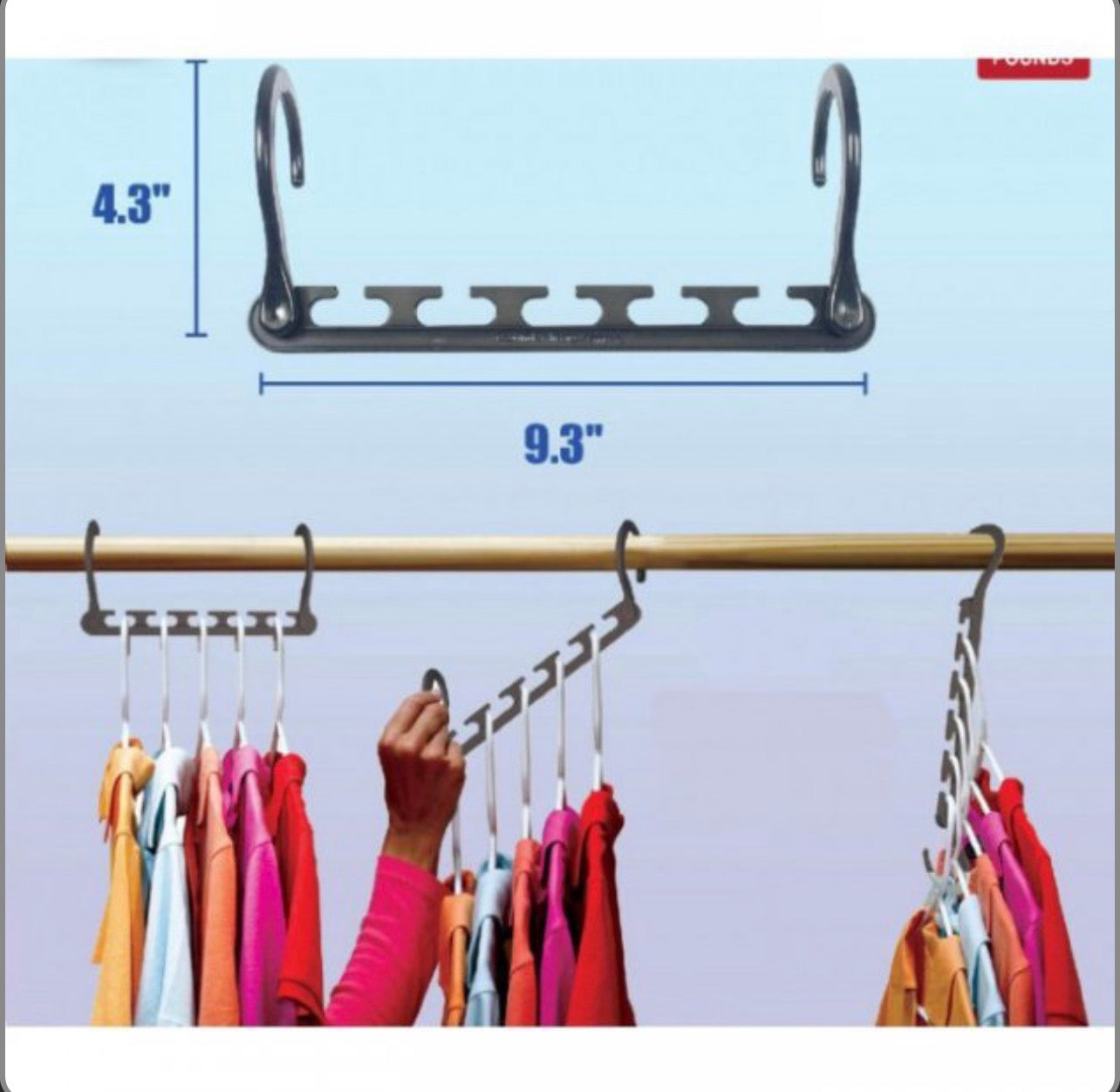 Універсальна вішалка Wonder Hanger Max