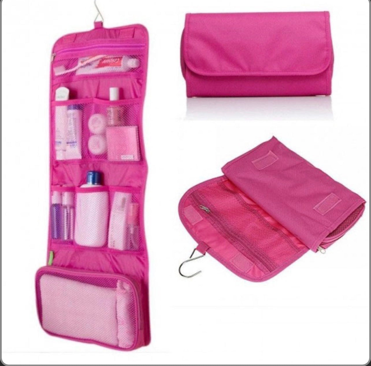 Органайзер дорожній сумочка Travel Storage Bag косметичка. Колір: рожевий
