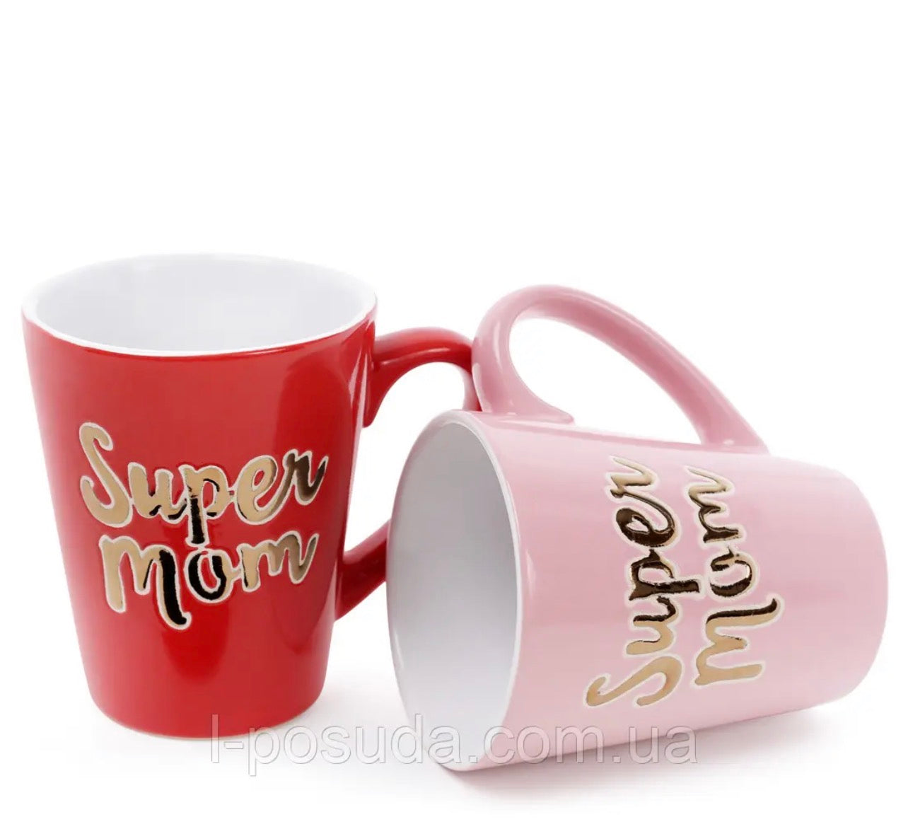 Кружка Керамічна В Подарунковій Коробці "Super Mom" 340мл (593-273)