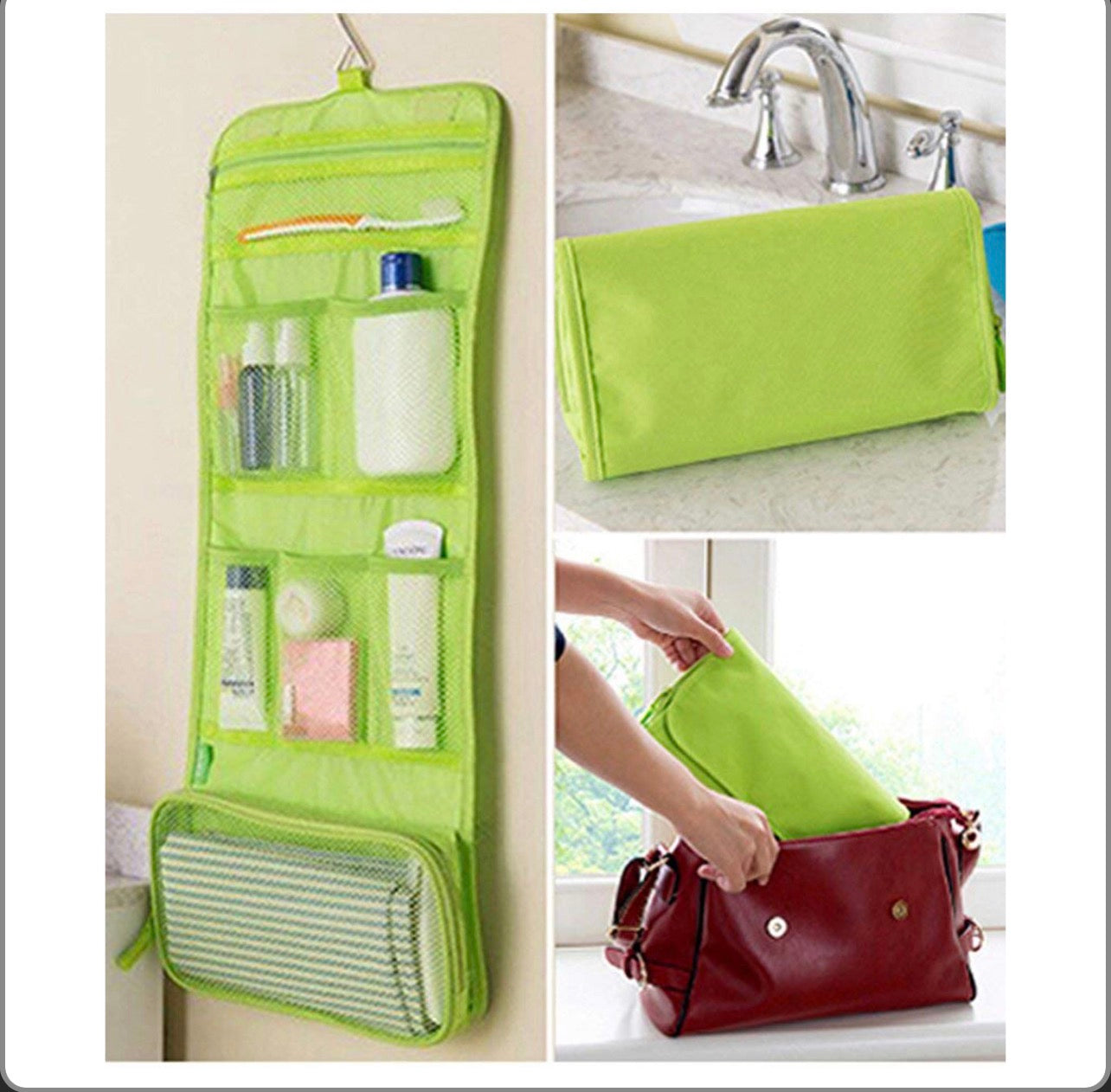 Органайзер дорожній сумочка Travel Storage Bag косметичка. Колір: рожевий