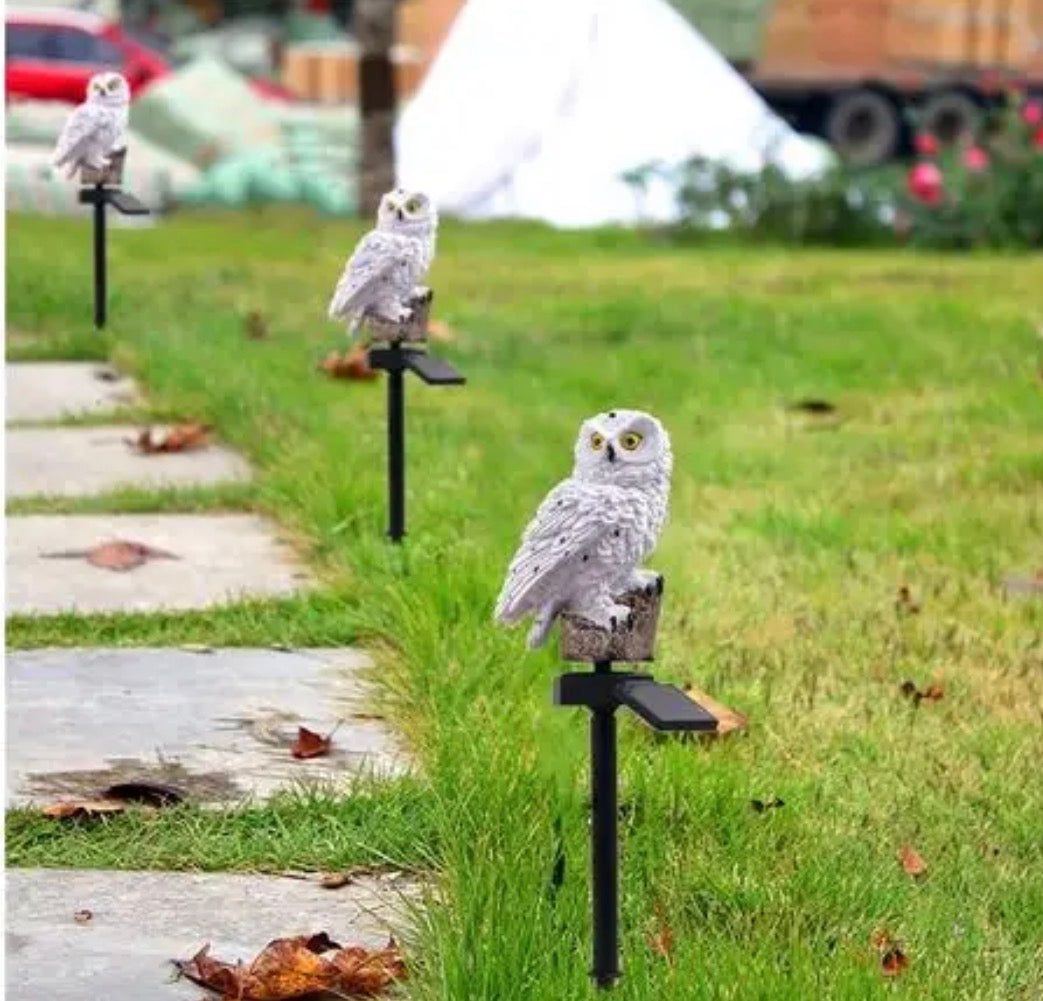 🦉 Садовий світильник на сонячній батареї “Сова”