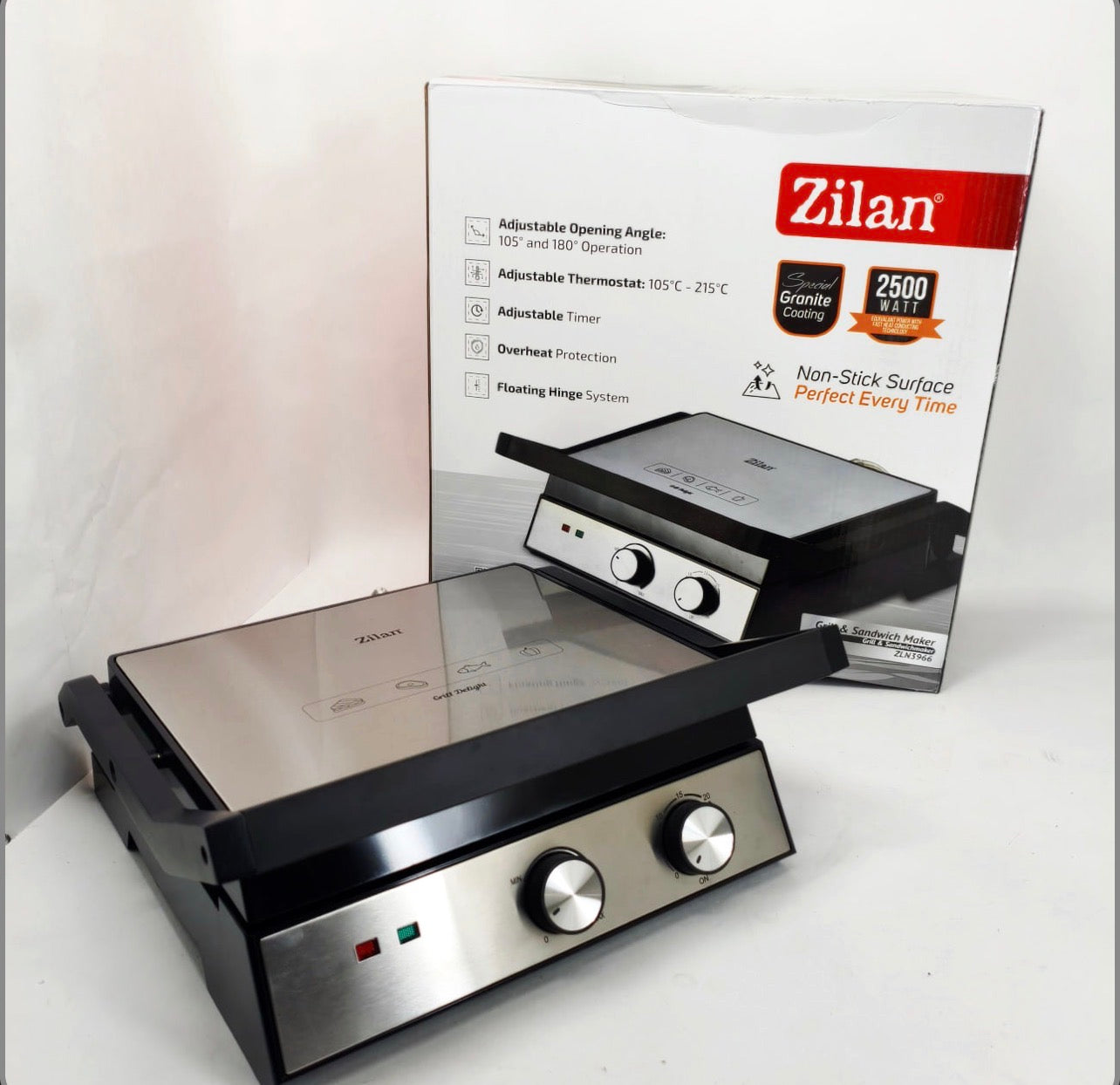 Гриль електричний Zilan ZLN3966 2500Вт