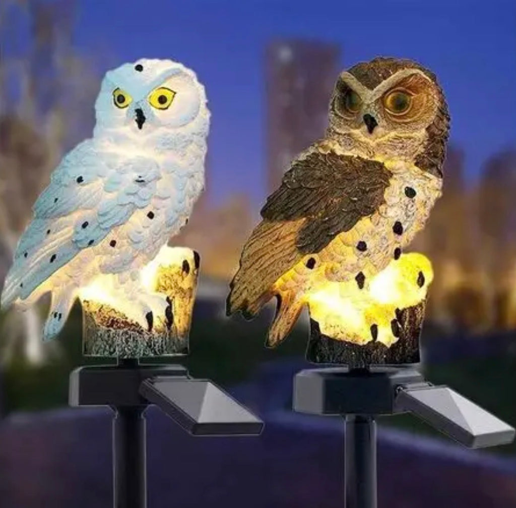 🦉 Садовий світильник на сонячній батареї “Сова”