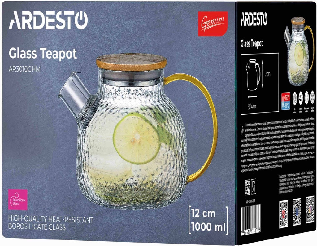 🍵 Заварник ARDESTO Gemini Dew 1000 мл (AR3010GHM)